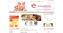 Desktop Screenshot of e-kosmetika.lv